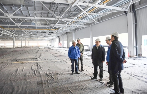 包華調(diào)研上汽通用東岳基地 聚焦建設(shè)工程施工，助力產(chǎn)業(yè)升級(jí)